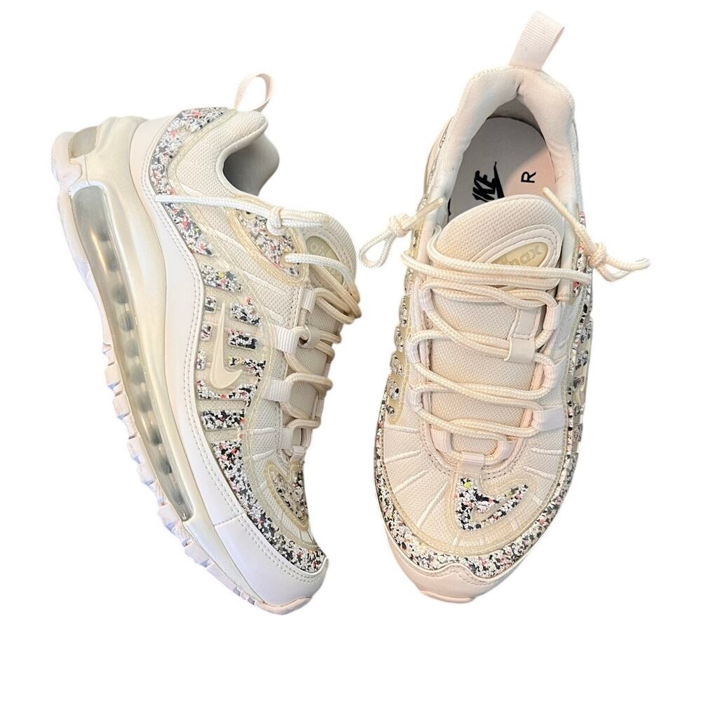 Nike Air Max 98 LX Phantom Recycled Confetti Chunky Sneakers Women Size 6.5